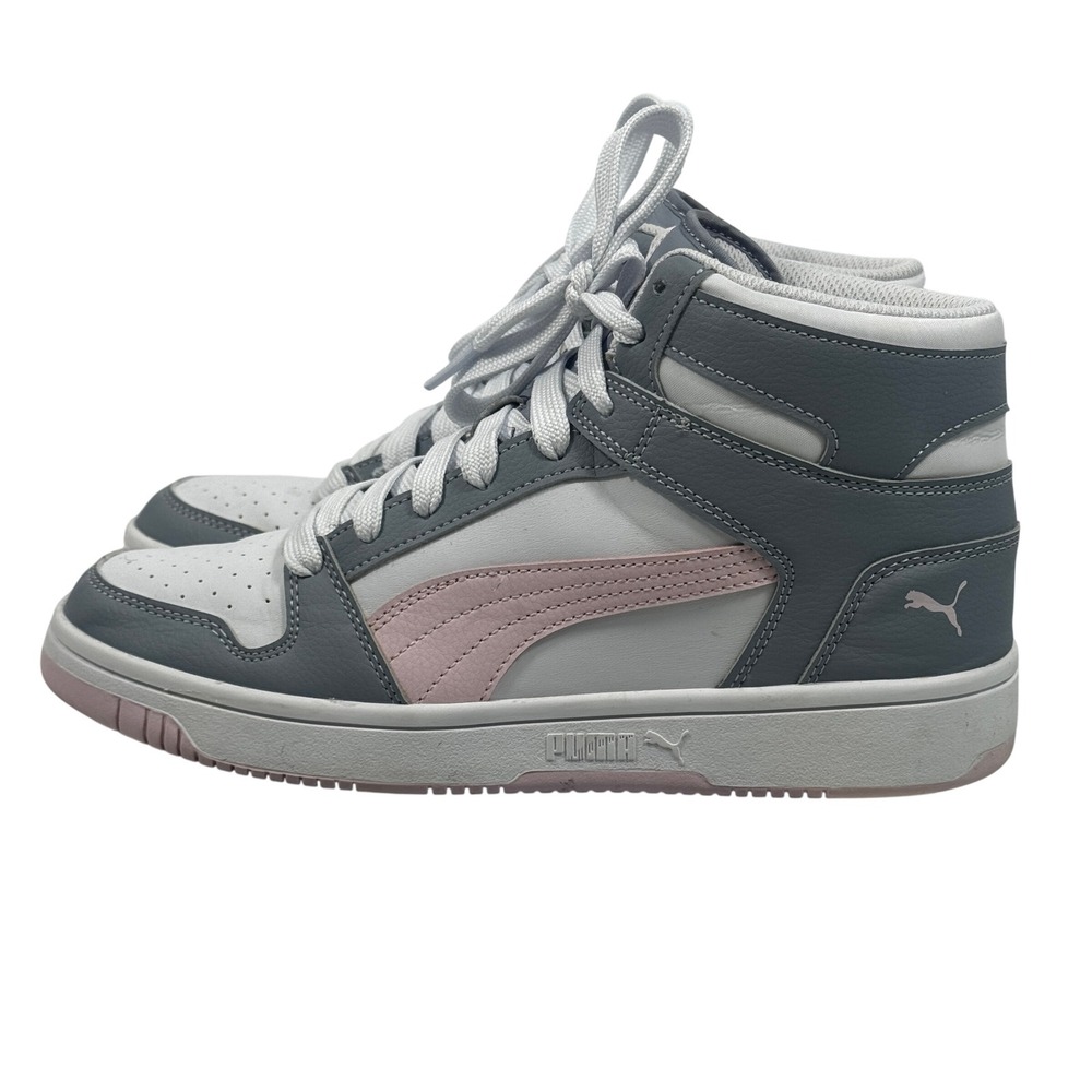 Puma Rebound LayUpβ Mid Women Sneakers Gray Pink Size 7 C